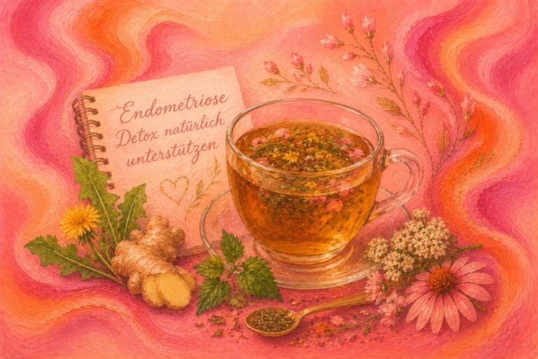 Endometriose-Detox natürlich unterstützen mit Kräutern und Tee