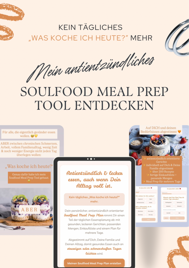 Antientzündliches Meal Prep